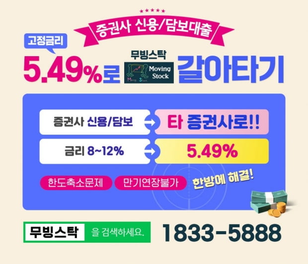 국내주식도 해외주식도 5.49% 금리로 주식담보대출 사용 가능합니다