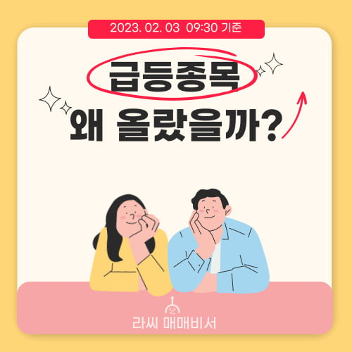 장초반 급등주 PICK 5 - 삼기이브이, 엔피, 텔레칩스...