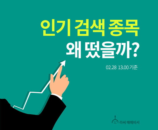 인기 검색 종목 PICK 5 - 미래컴퍼니, KTcs, 아이큐어...