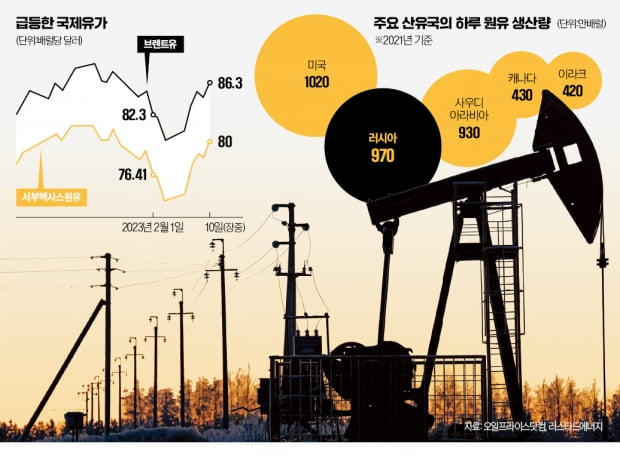 '적자 수렁' 빠진 러시아…결국 '원유 무기화' 칼 뺐다