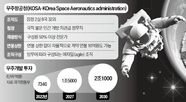 "초대 우주항공청장, 해외 과학자도 가능"