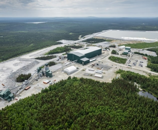 북미에서 올해 유일하게 상업 생산이 가능한 캐나다 퀘벡의 NAL 리튬 광산. 사진=LG화학 제공