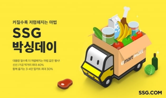 SSG닷컴, 알뜰족 겨냥한 대용량 장보기 상품 기획전 개최
