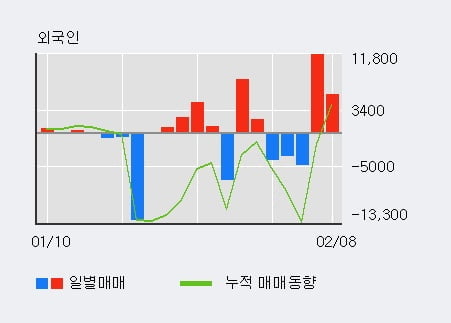 '이니텍' 52주 신고가 경신, 기관 4일 연속 순매수(7.0만주)