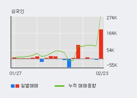 '윈팩' 52주 신고가 경신, 전일 외국인 대량 순매수