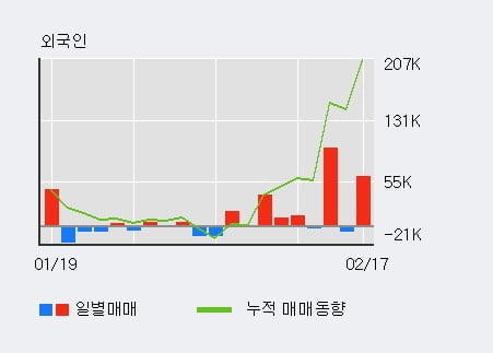 '레이' 52주 신고가 경신, 전일 기관 대량 순매수