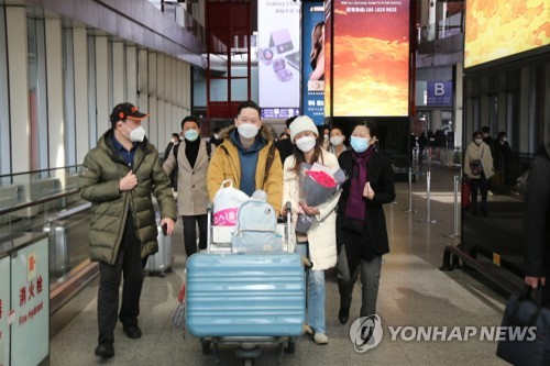 중국, 한국인 입국자만 PCR 검사에 "대등한 원칙에 따라 응답"