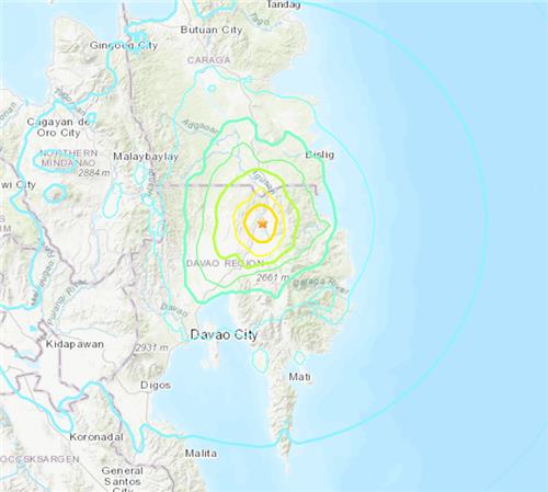 필리핀 남부 민다나오섬에 규모 6.0 지진(종합)