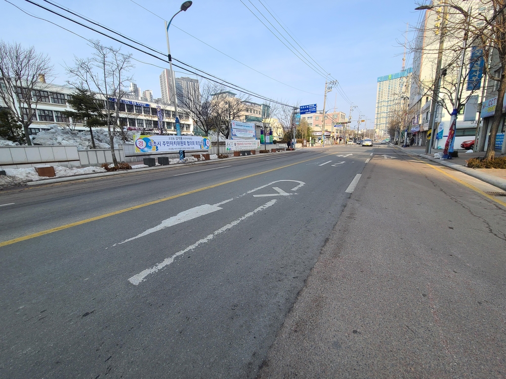 속초시청 앞 불법유턴 만연…사고위험·교통체증 '불편'