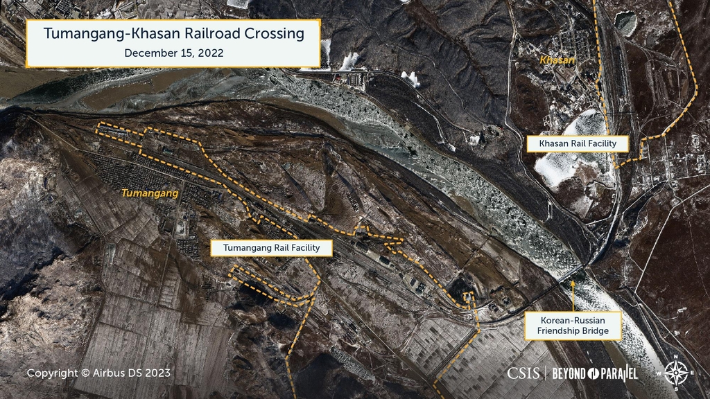 美 CSIS "北러 철도교역 증가…추가 무기거래 가능성 배제 못해"