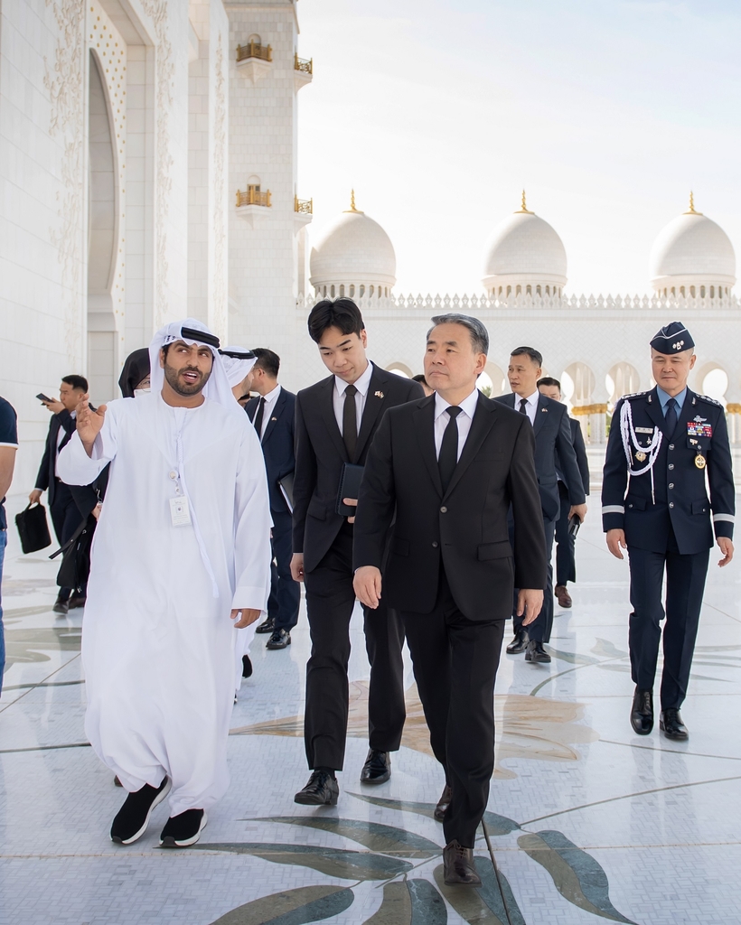 이종섭, UAE 아크부대 격려…"장병 땀방울이 양국 협력 상징"