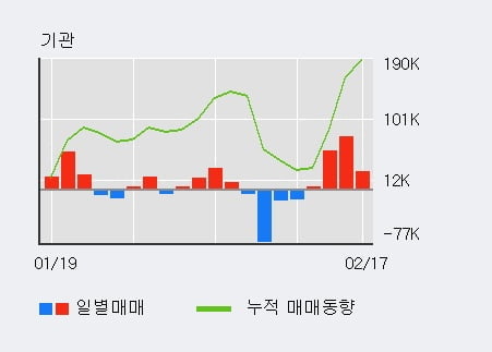 '레이' 52주 신고가 경신, 전일 기관 대량 순매수