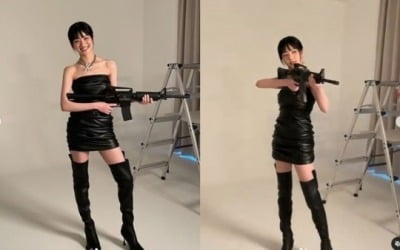 이유비, 여전사로 변신한 근황…총 들고 카리스마 과시