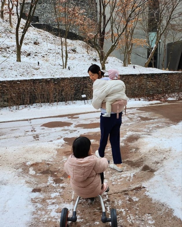 이지혜, ♥세무사 남편과 두 딸 데리고 극기 훈련 중 "엄마가 있어 든든"