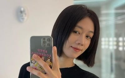 '의사♥' 서현진, 모닝 헤어·메이크업 만족한 아들맘…"뿌듯함의 셀카"