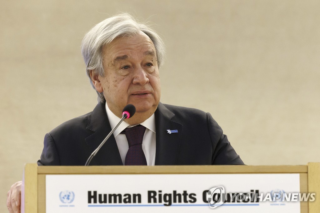 유엔, 전쟁·재난 한복판서 인권조명…"우린 거꾸로 가고 있다"