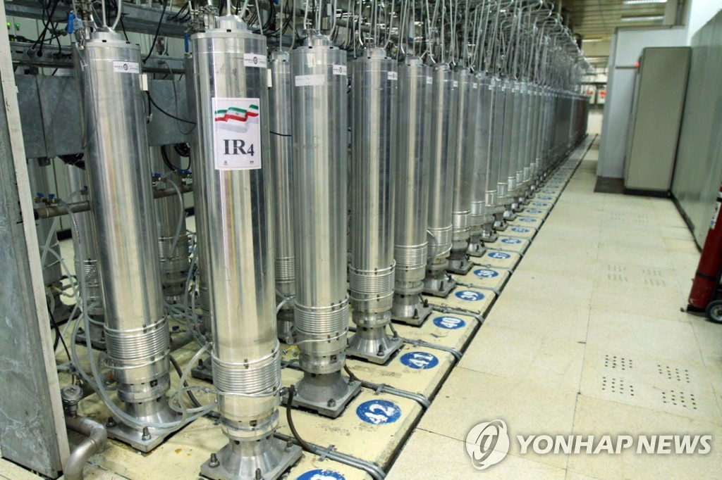 "이란, 핵무기 제조 가능 직전 수준까지 우라늄 농축"