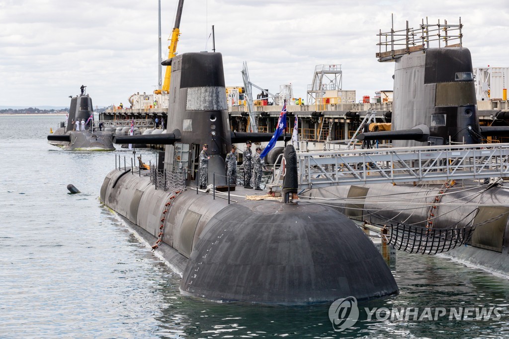 英국방 "호주 핵잠수함은 오커스 동맹 3국 합작품 될 것"