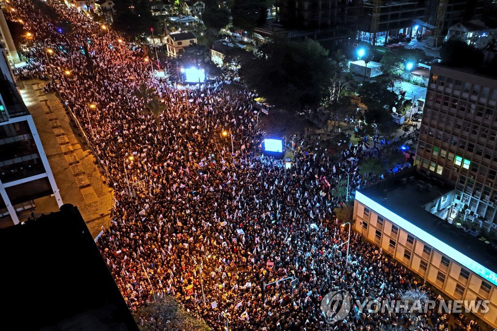 이스라엘 사법부 무력화 저항속 '네타냐후 암살' 과격주장 논란