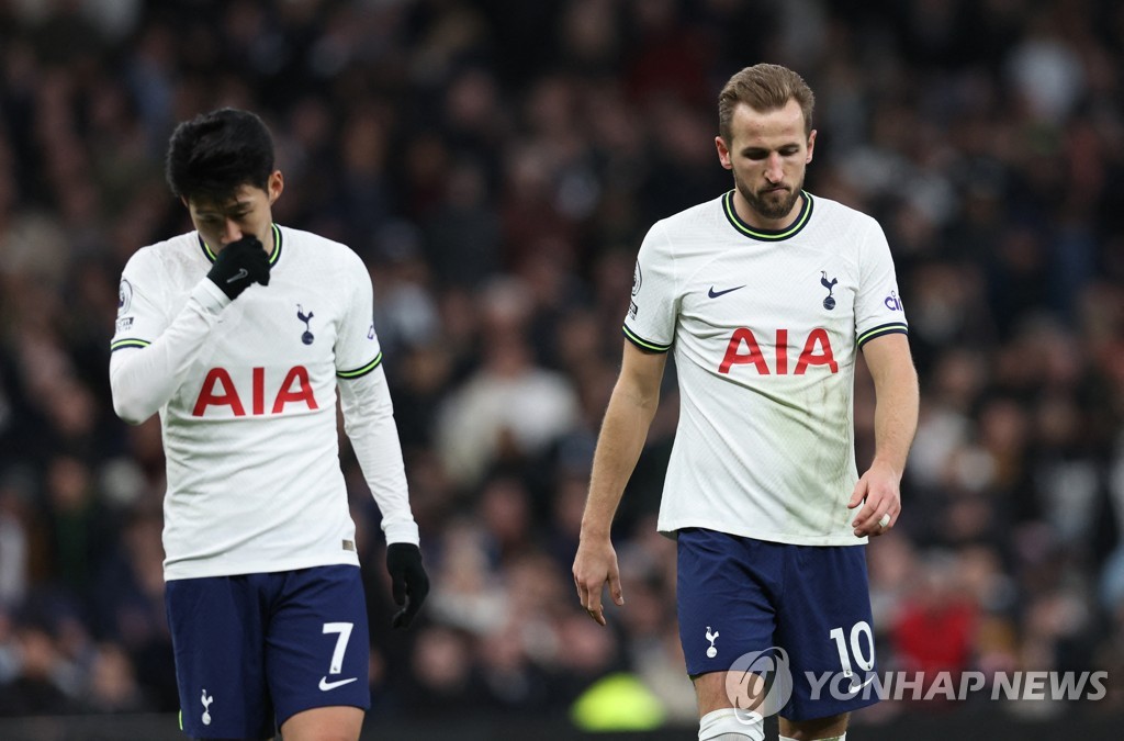 '손흥민 84분' 토트넘, 맨시티에 1-0 승…케인 EPL 200골 돌파