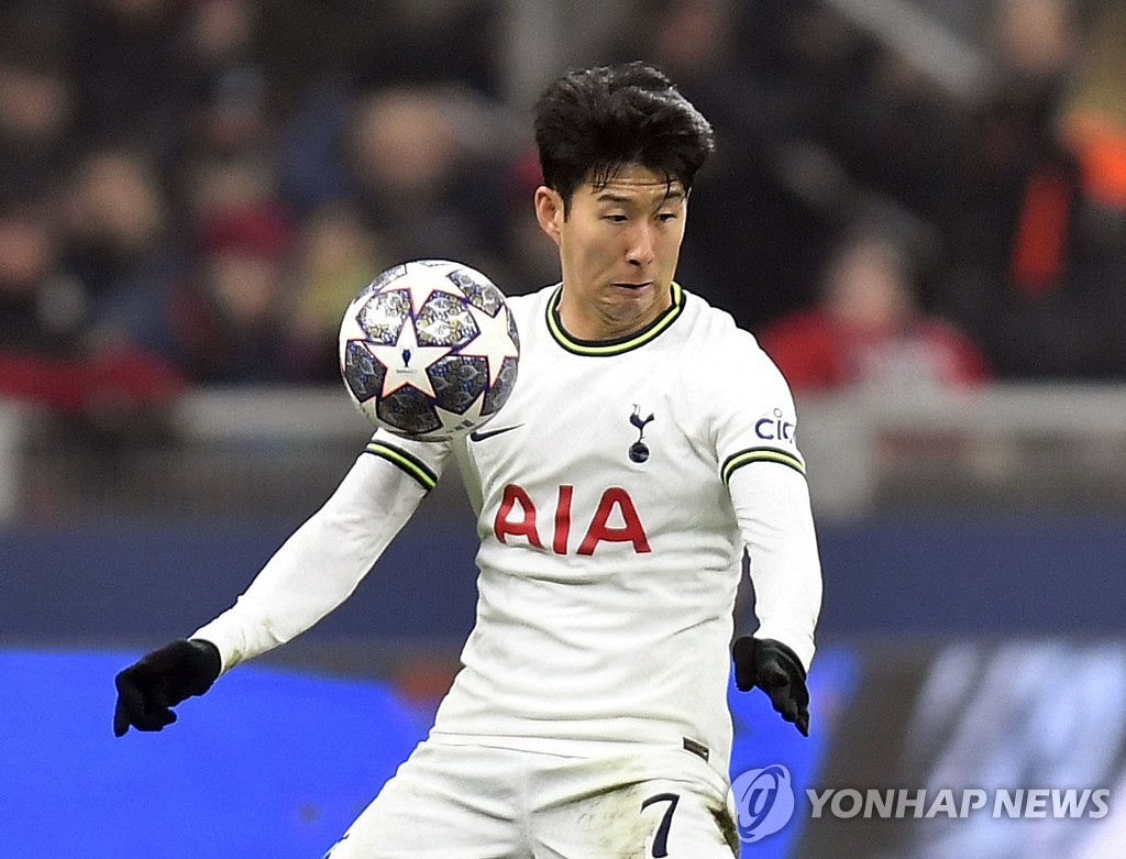 '손흥민 81분' 토트넘, UCL 16강 1차전서 AC밀란에 0-1 패배