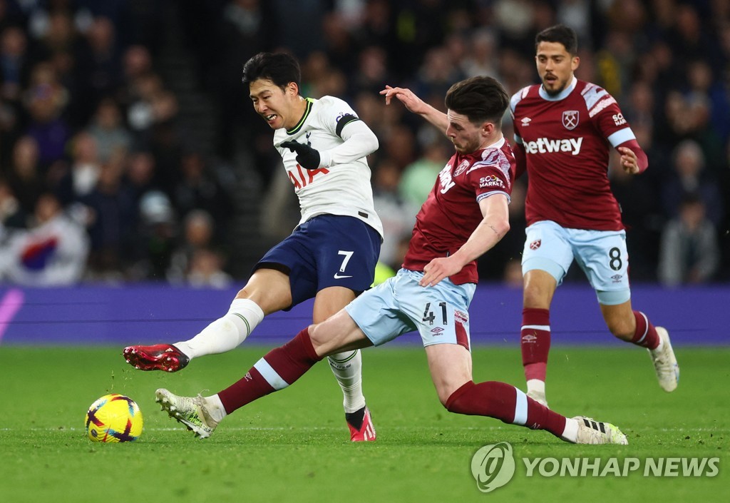 '4분이면 충분!' 손흥민 리그 5호골…토트넘, 웨스트햄 2-0 격파