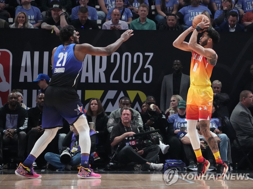 NBA 올스타전 '최다 득점' 테이텀…5년간 독주한 팀 르브론 저지