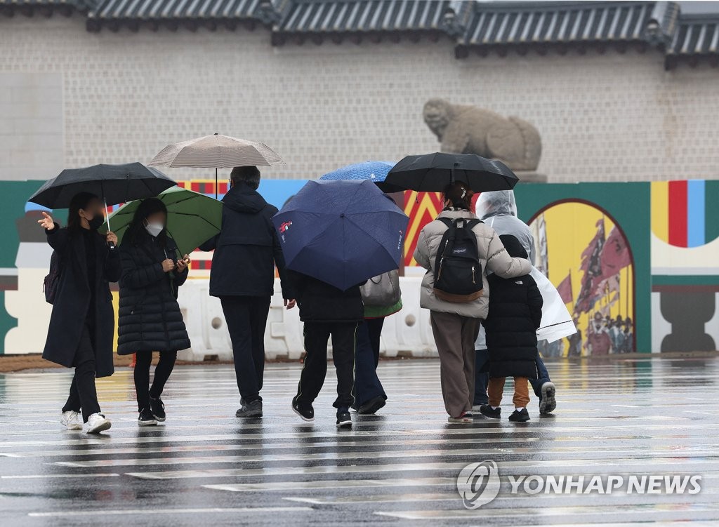 제주도·남부지방 비…낮 최고기온 5∼12도