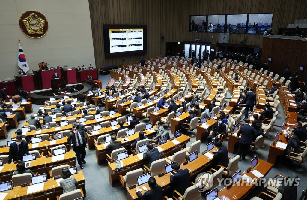 양곡관리법 野 강행처리 일단 제동…김의장 "합의 처리" 주문(종합)