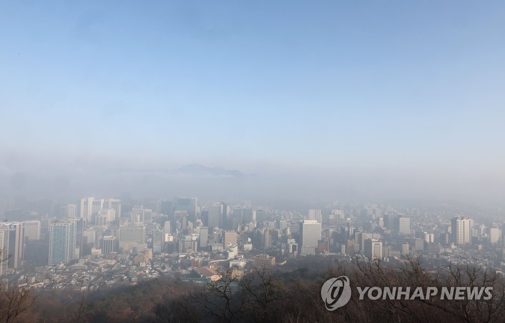 내일 수도권·세종 미세먼지 비상저감조치…5등급 경유차 제한