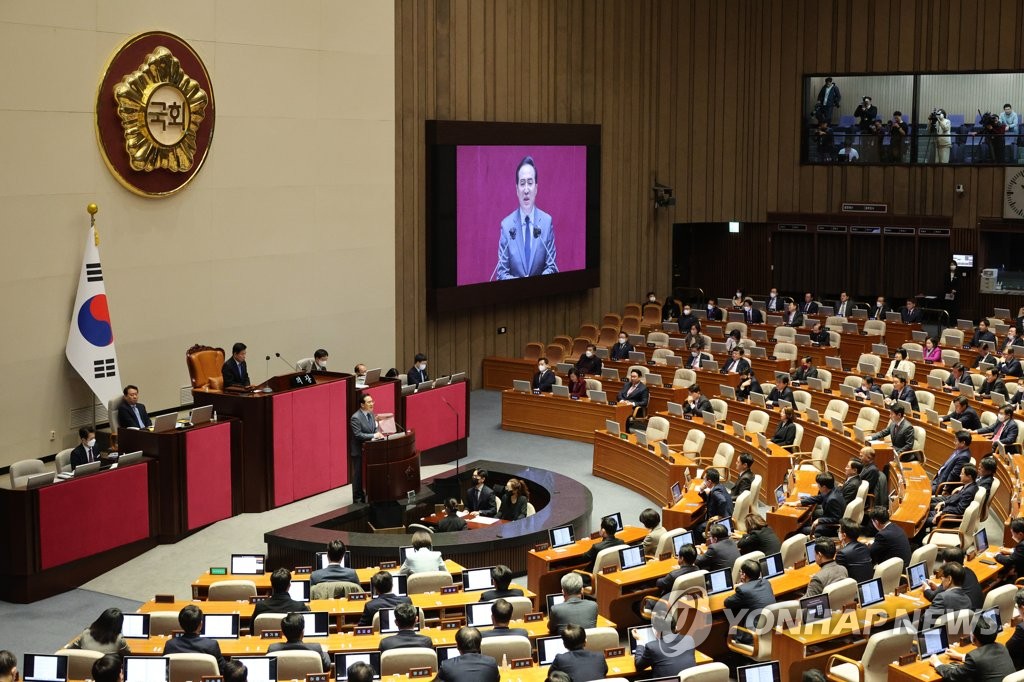 39분간 尹대통령 39번 직격한 박홍근…"최악의 무능정권"