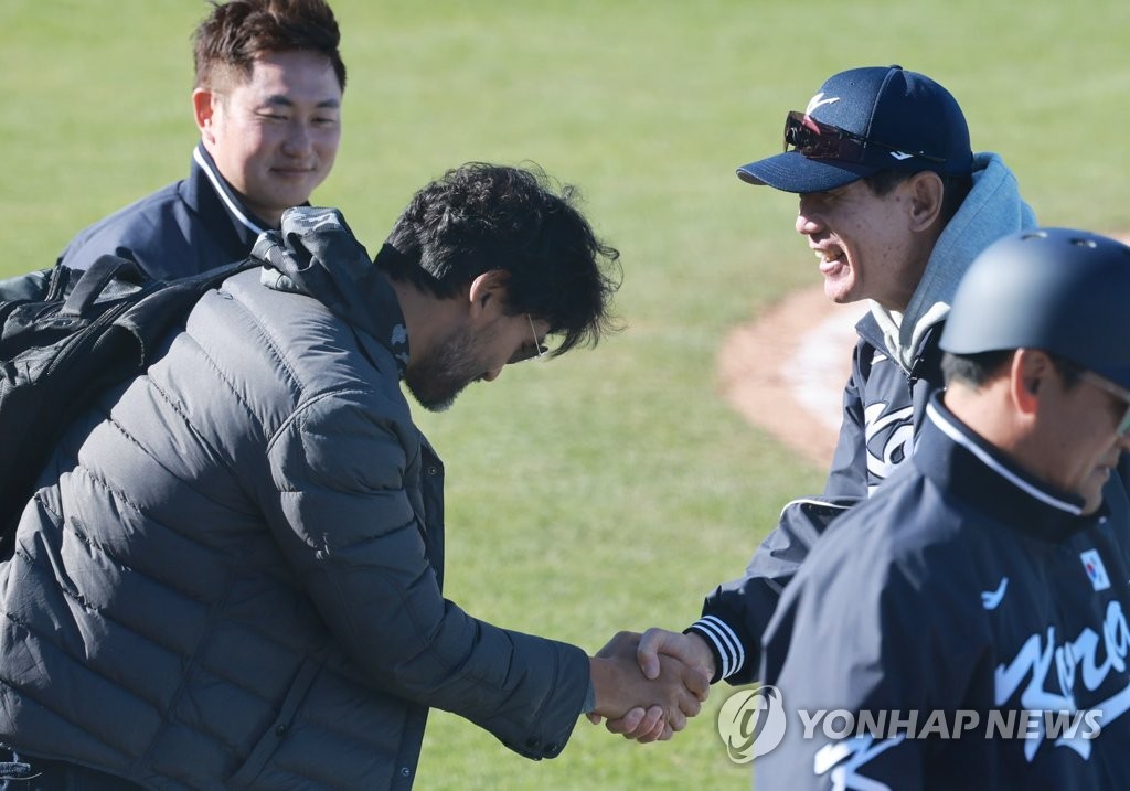 [WBC 캠프] '공식전 첫 승리' 이강철 감독 "경기 내용에 흡족"