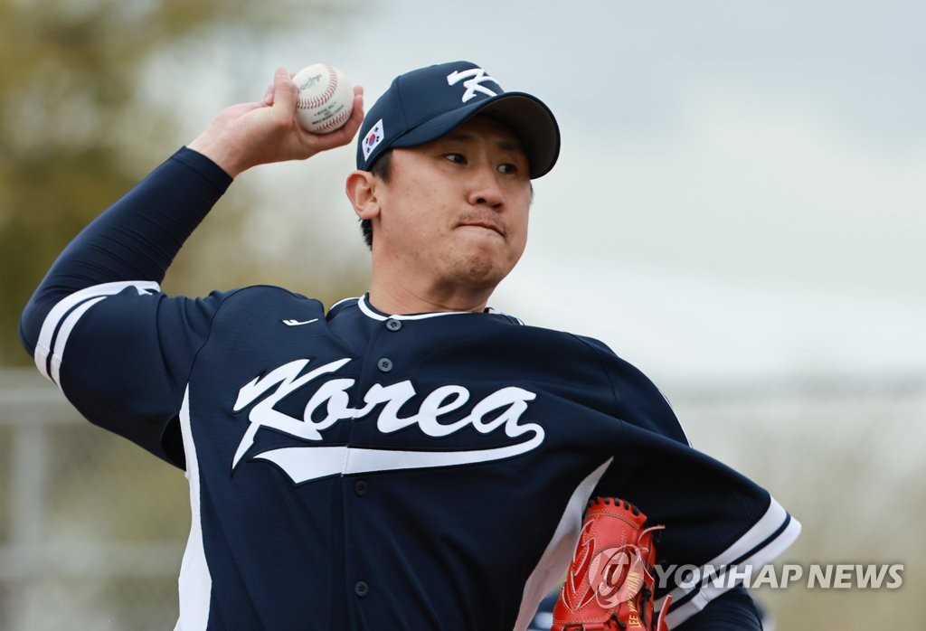 [WBC 캠프] 바·강풍에도 투구 일정 그대로…24일 고영표·25일 곽빈 선발