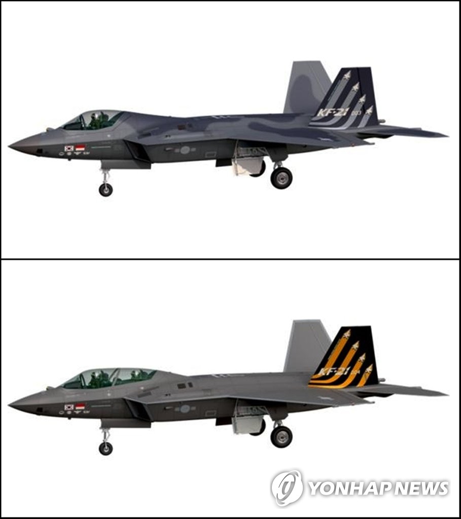 국산전투기 KF-21 4호기 '2인승' 비행성공…AESA레이더 등 시험