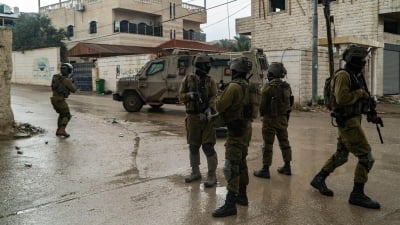이스라엘군, 팔레스타인 무장세력과 교전…"최소 5명 사살"