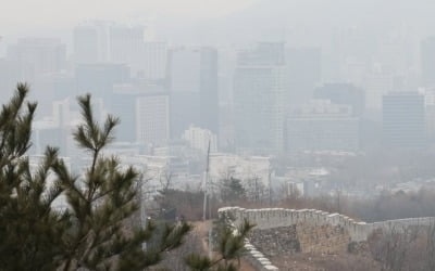 서울·경기 남부 카지노 정팔 '나쁨'…동해안 눈·비↑