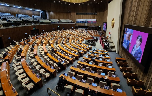 여야는 7일 국회에서 열린 이틀째 대정부질문(경제 분야)에서 난방비 폭등을 두고 '네 탓 공방'을 벌이며 충돌했다./사진=뉴스1