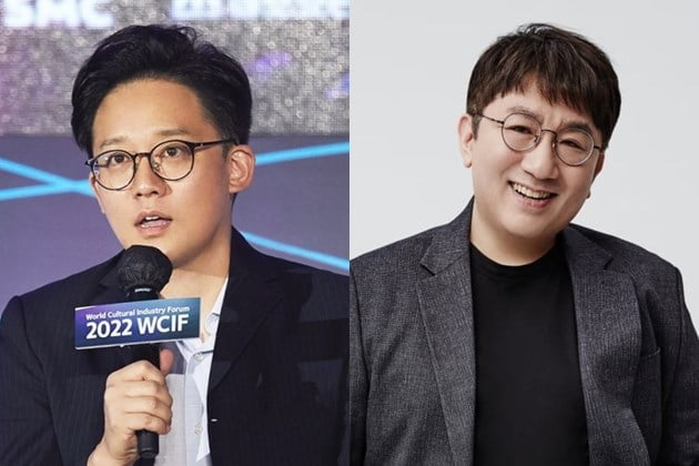 이성수 SM엔터테인먼트 대표, 방시혁 하이브 의장