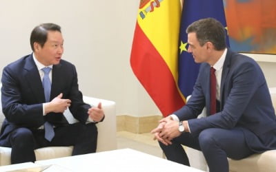 최태원 회장, 스페인 총리 만나 협력 확대·엑스포 지지 요청
