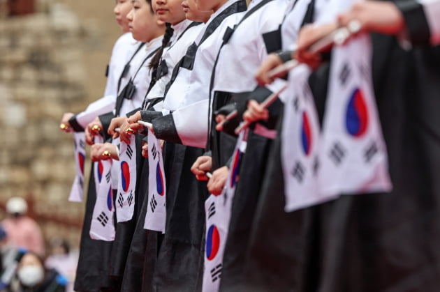 [포토] 서대문형무소에 펄럭이는 태극기