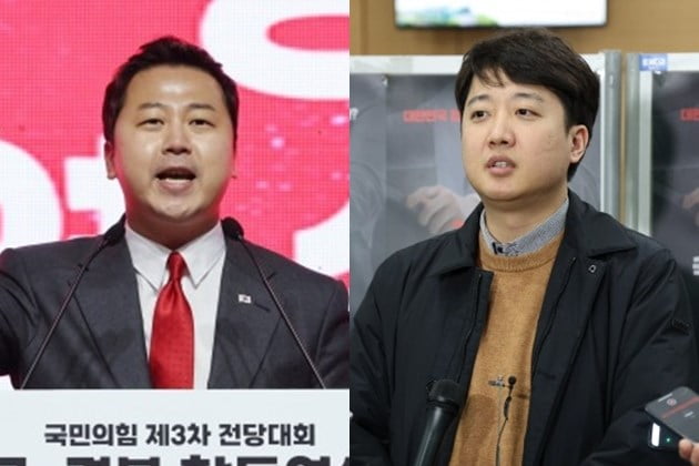 장예찬 국민의힘 청년최고위원 후보, 이준석 전 국민의힘 대표 / 사진=연합뉴스