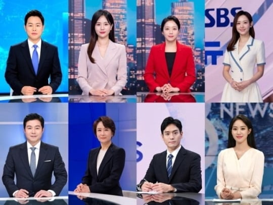 왼쪽부터 시계방향으로 김현우, 김가현, 정유미, 김다영, 주시은, 정윤식, 고희경, 편상욱/사진=SBS