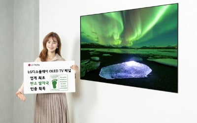 LG디스플레이, OLED TV 패널로 '탄소발자국' 인증