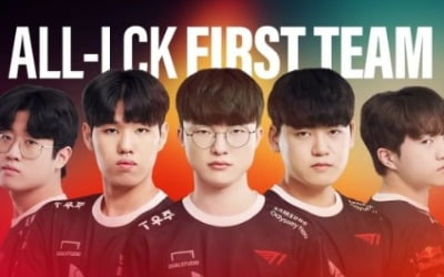 T1 전원 'LCK 퍼스트'…올프로 선정, 이변 없었다