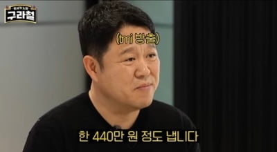 김구라 "병원 안가는데 건보료 月 440만원"…세무사 '깜짝'