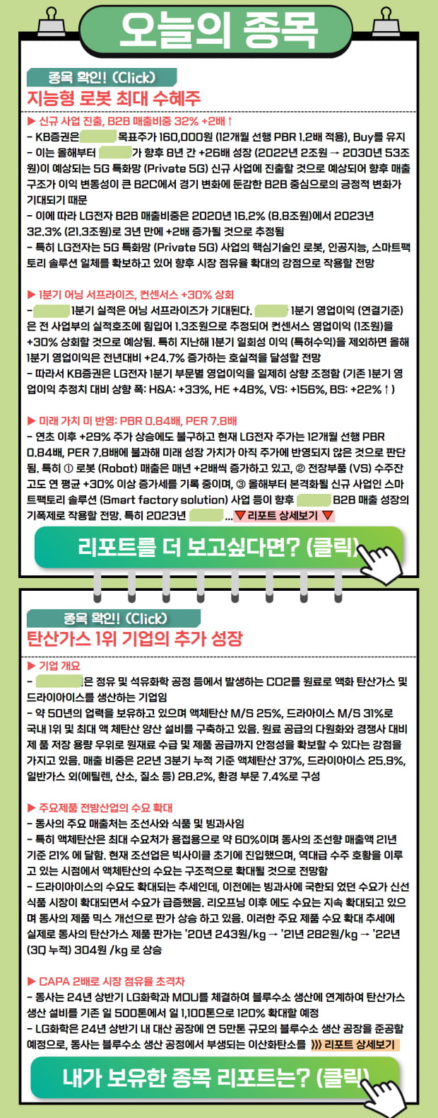 리포트 | 지능형 로봇 최대 수혜주! 시장을 점유할 오늘의 종목은?