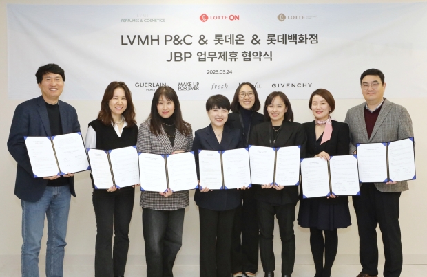 롯데온-롯데백화점, LVMH코스메틱스와 업무 협약 체결!