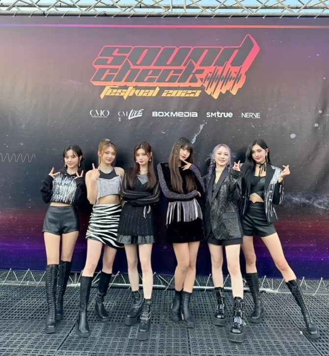 에버글로우, 태국 뜨겁게 달궜다…'Sound Check Festival 2023' 성료