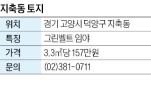 지축동 토지, 고양 그린벨트 임야…은평뉴타운에 인접