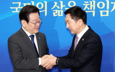 김기현·이재명 첫 회동…"민생 협력" 일단 한 목소리